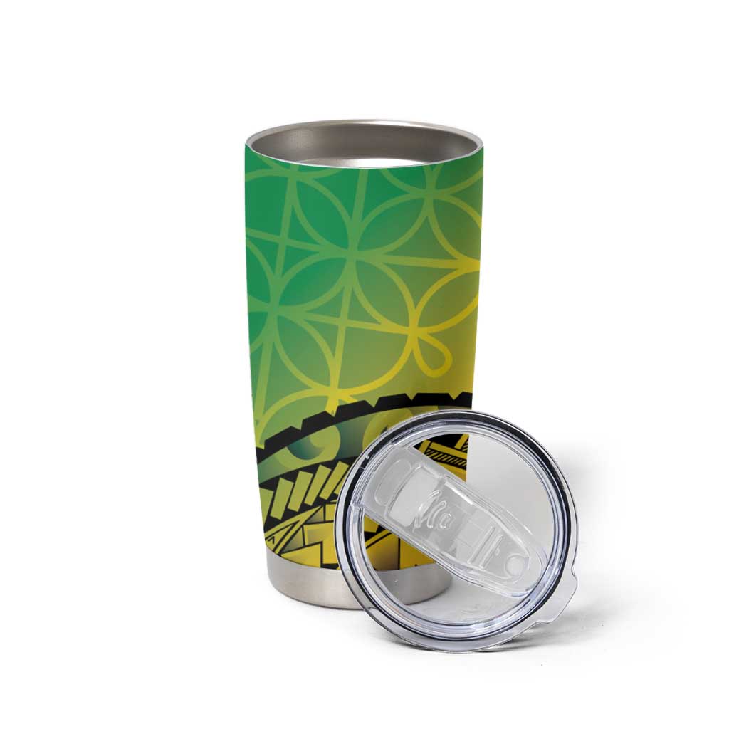 Vanuatu 45th Independence Anniversary Tumbler Cup Ni-Van Sandroing - Polynesian Pride