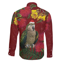 Kakapo Bird New Zealand Family Matching Puletasi and Hawaiian Shirt Floral Christmas LT7 - Polynesian Pride