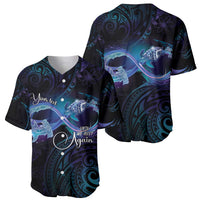 Polynesian Personalized Memorial Baseball Jersey Oceanic Infinity Symbol - Until We Meet Again - Polynesian Pride