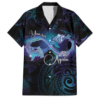 Polynesian Personalized Memorial Family Matching Short Sleeve Bodycon Dress and Hawaiian Shirt Oceanic Infinity Symbol - Until We Meet Again - Polynesian Pride