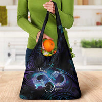Polynesian Personalized Memorial Grocery Bag Oceanic Infinity Symbol - Until We Meet Again - Polynesian Pride