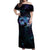 Polynesian Personalized Memorial Off Shoulder Maxi Dress Oceanic Infinity Symbol - Until We Meet Again - Polynesian Pride