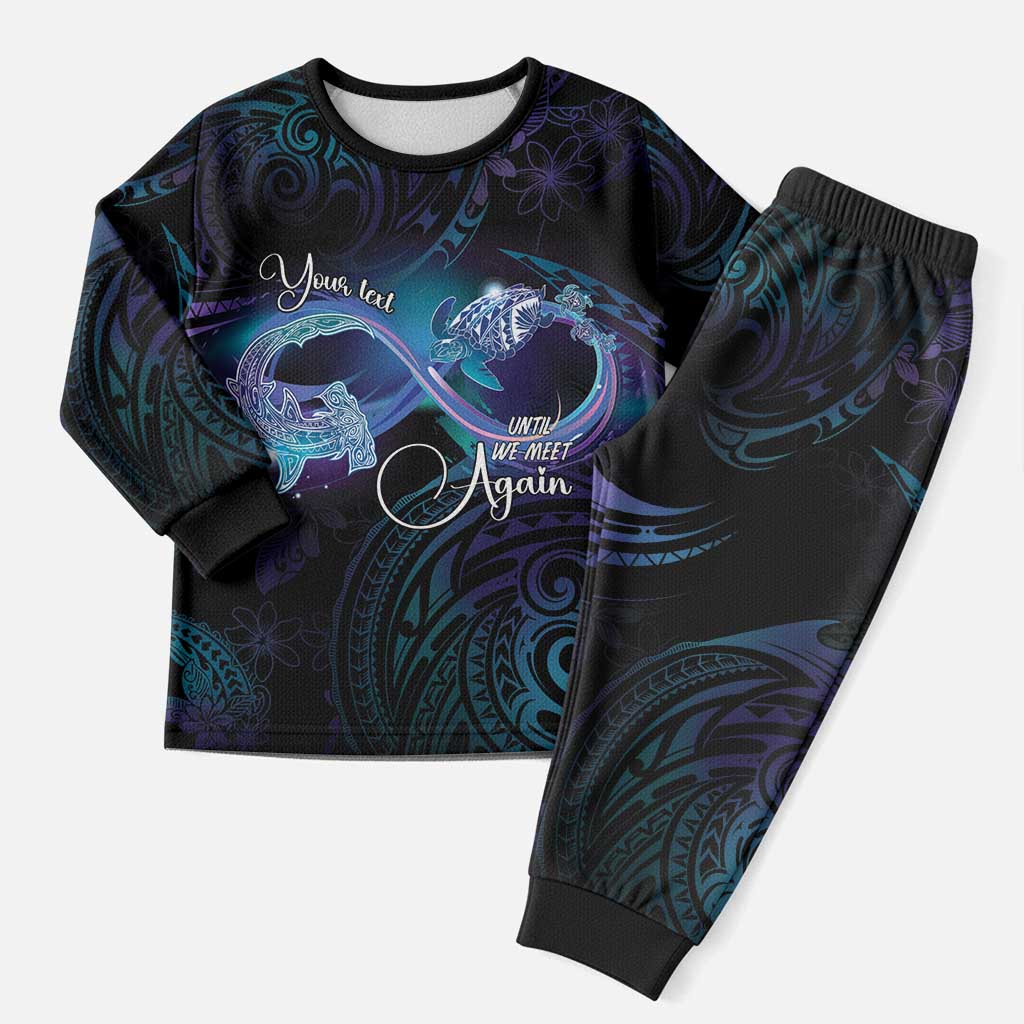 Polynesian Personalized Memorial Christmas Pajama Set Oceanic Infinity Symbol - Until We Meet Again - Polynesian Pride