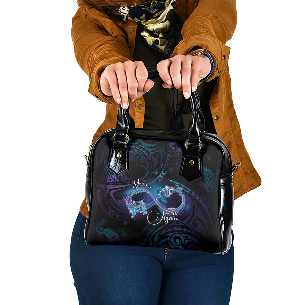 Polynesian Personalized Memorial Shoulder Handbag Oceanic Infinity Symbol - Until We Meet Again - Polynesian Pride