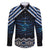 New Zealand Matariki Family Matching Off Shoulder Short Dress and Hawaiian Shirt Galaxy Styled Taniko