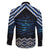 New Zealand Matariki Family Matching Off Shoulder Short Dress and Hawaiian Shirt Galaxy Styled Taniko