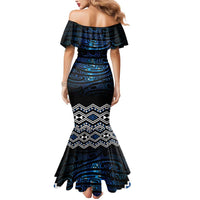 New Zealand Matariki Mermaid Dress Galaxy Styled Taniko