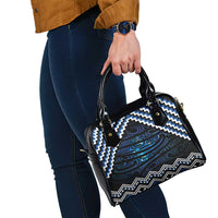 New Zealand Matariki Shoulder Handbag Galaxy Styled Taniko