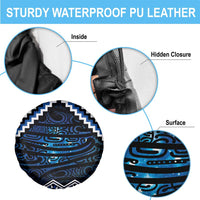 New Zealand Matariki Spare Tire Cover Galaxy Styled Taniko LT7 - Polynesian Pride