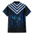 New Zealand Matariki Family Matching Off The Shoulder Long Sleeve Dress and Hawaiian Shirt Galaxy Poutama Motifs