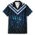 New Zealand Matariki Family Matching Off Shoulder Short Dress and Hawaiian Shirt Galaxy Poutama Motifs