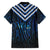 New Zealand Matariki Family Matching Off Shoulder Short Dress and Hawaiian Shirt Galaxy Poutama Motifs