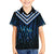 New Zealand Matariki Family Matching Off Shoulder Short Dress and Hawaiian Shirt Galaxy Poutama Motifs