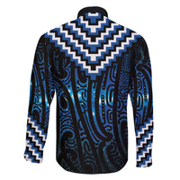 New Zealand Matariki Family Matching Puletasi and Hawaiian Shirt Galaxy Poutama Motifs LT7 - Polynesian Pride