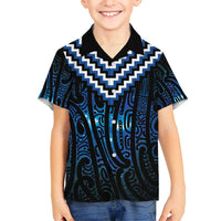 New Zealand Matariki Hawaiian Shirt Galaxy Poutama Motifs