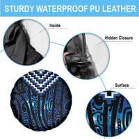 New Zealand Matariki Spare Tire Cover Galaxy Poutama Motifs