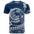 Polynesian Plumeria T Shirt Ride The Waves Navy Blue LT7 Navy Blue - Polynesian Pride