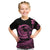 Polynesian Plumeria Kid T Shirt Ride The Waves - Pink LT7 Pink - Polynesian Pride