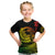 Polynesian Plumeria Kid T Shirt Ride The Waves - Reggae LT7 Reggae - Polynesian Pride