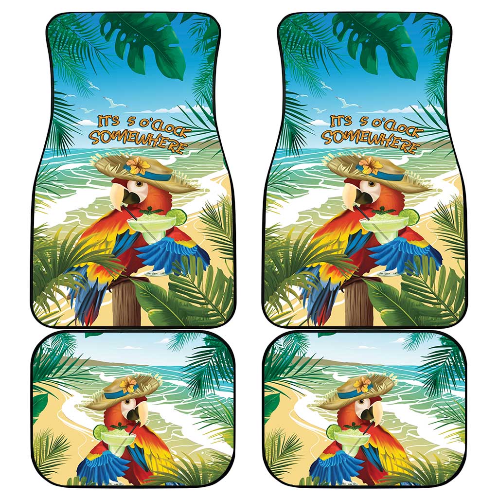 Aloha Hawaii It's 5 o'clock Somewhere Car Mats - Polynesian Pride