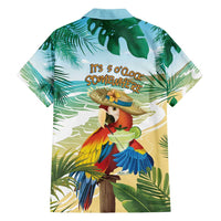 Aloha Hawaii It's 5 o'clock Somewhere Family Matching Off Shoulder Maxi Dress and Hawaiian Shirt - Polynesian Pride