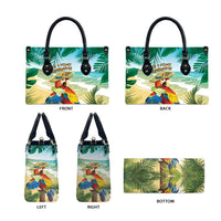 Aloha Hawaii It's 5 o'clock Somewhere Leather Bag - Polynesian Pride
