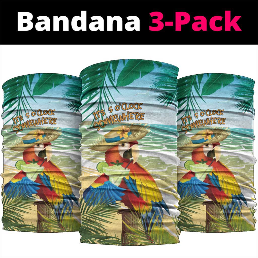 Aloha Hawaii It's 5 o'clock Somewhere Neck Gaiter - Polynesian Pride