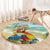 Aloha Hawaii It's 5 o'clock Somewhere Round Carpet - Polynesian Pride