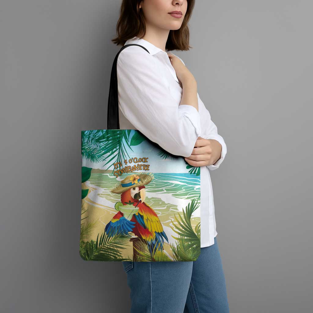 Aloha Hawaii It's 5 o'clock Somewhere Tote Bag - Polynesian Pride