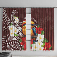 Felis Pasgua Guam Window Curtain Christmas Sihek Kingfisher with Guasali