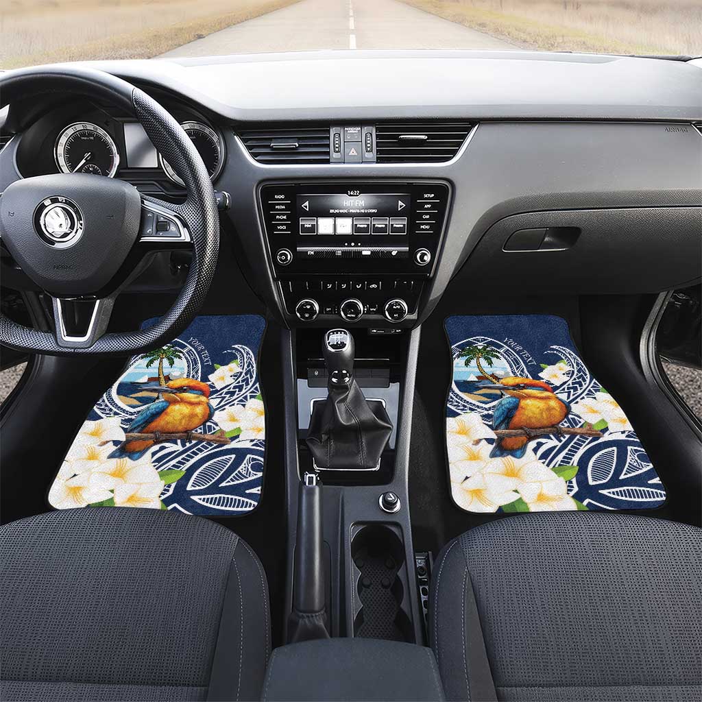 Hafa Adai Guam Car Mats Sihek Guam Kingfisher with Guasali