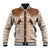 Aloha Hawaii Cowboys Paniolo Baseball Jacket Beige Palaka - Polynesian Pride