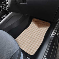 Aloha Hawaii Cowboys Paniolo Car Mats Beige Palaka - Polynesian Pride