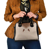 Aloha Hawaii Cowboys Paniolo Shoulder Handbag Beige Palaka - Polynesian Pride