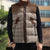 Aloha Hawaii Cowboys Paniolo Sleeveless Puffer Jacket Beige Palaka - Polynesian Pride