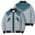 Aloha Hawaii Cowboys Paniolo Bomber Puffer Jacket Teal Palaka - Polynesian Pride