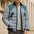 Aloha Hawaii Cowboys Paniolo Bomber Puffer Jacket Teal Palaka - Polynesian Pride