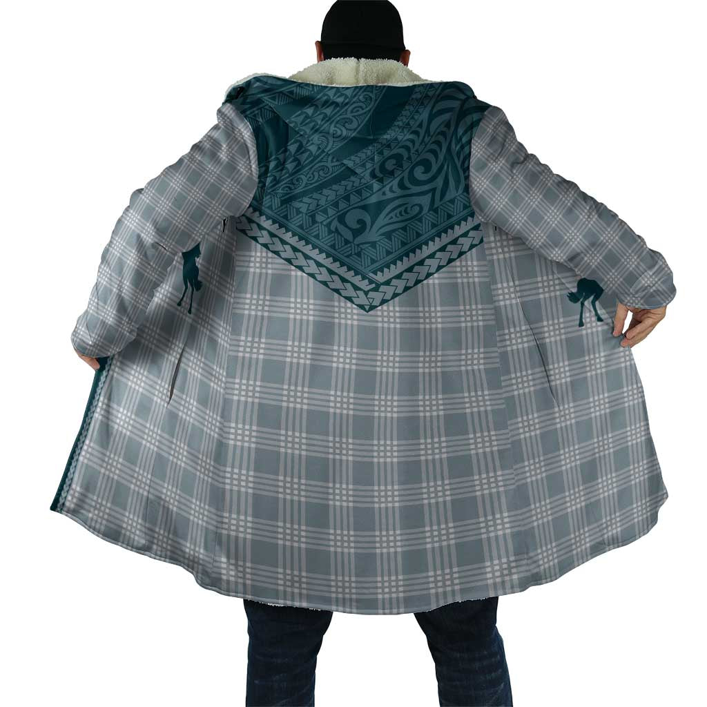 Aloha Hawaii Cowboys Paniolo Cloak Teal Palaka - Polynesian Pride