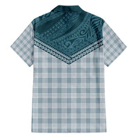 Aloha Hawaii Cowboys Paniolo Family Matching Tank Maxi Dress and Hawaiian Shirt Teal Palaka LT7 - Polynesian Pride