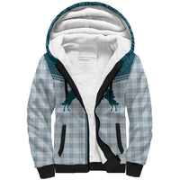 Aloha Hawaii Cowboys Paniolo Sherpa Hoodie Teal Palaka - Polynesian Pride