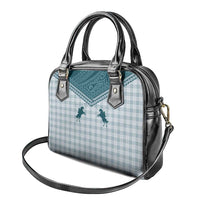 Aloha Hawaii Cowboys Paniolo Shoulder Handbag Teal Palaka - Polynesian Pride