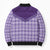 Aloha Hawaii Cowboys Paniolo Bomber Puffer Jacket Violet Palaka - Polynesian Pride