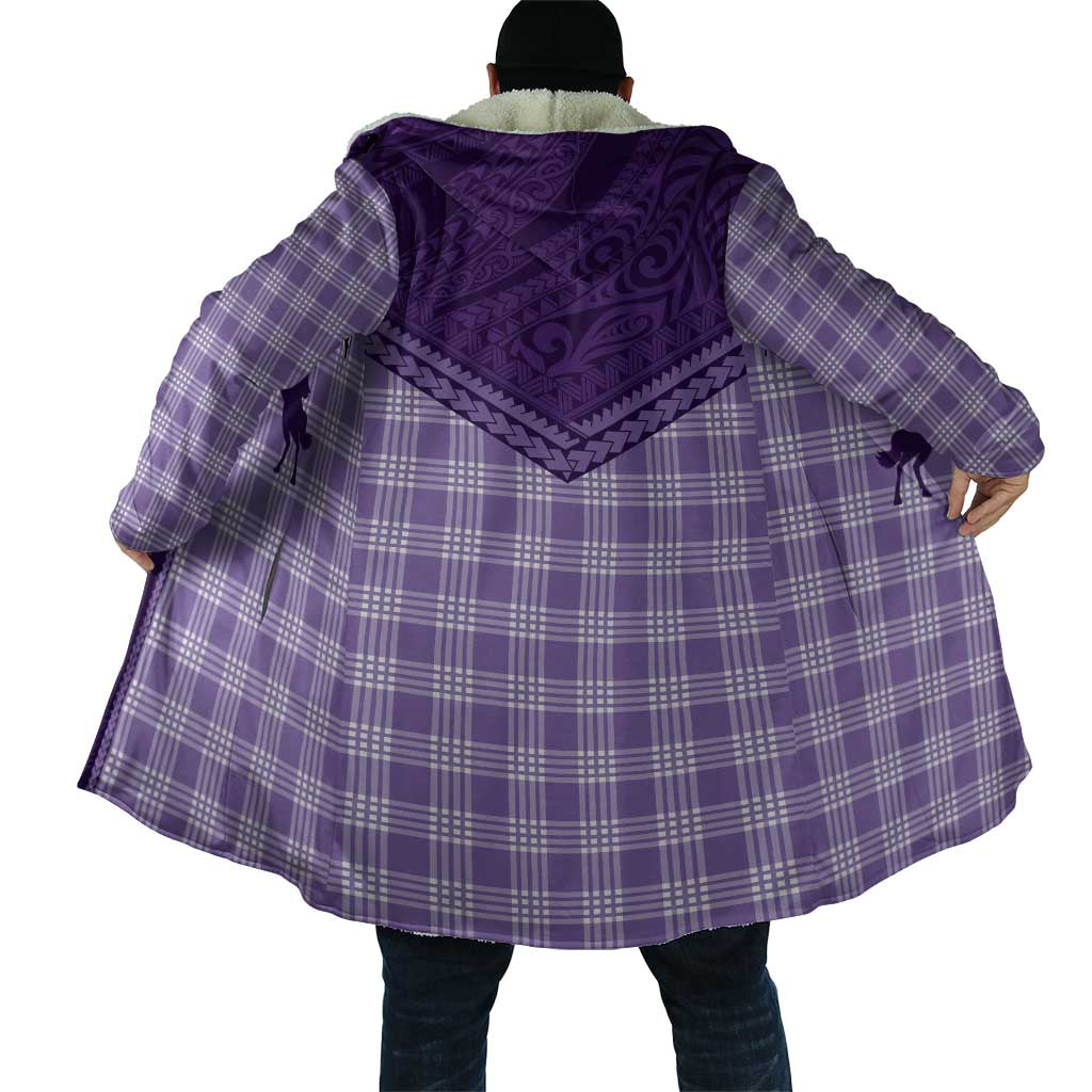 Aloha Hawaii Cowboys Paniolo Cloak Violet Palaka - Polynesian Pride