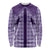 Aloha Hawaii Cowboys Paniolo Long Sleeve Shirt Violet Palaka - Polynesian Pride