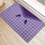 Aloha Hawaii Cowboys Paniolo Rubber Doormat Violet Palaka - Polynesian Pride