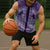 Aloha Hawaii Cowboys Paniolo Sleeveless Hoodie Violet Palaka - Polynesian Pride