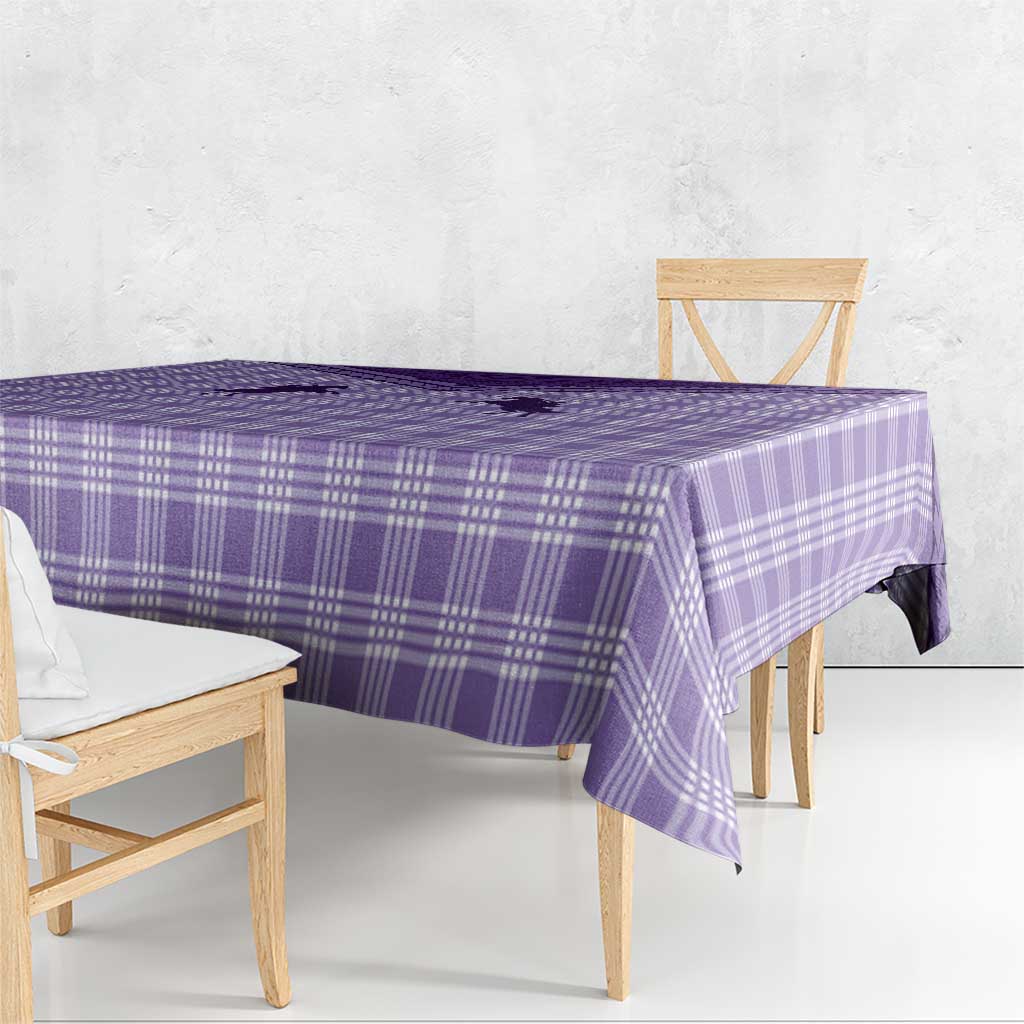 Aloha Hawaii Cowboys Paniolo Tablecloth Violet Palaka - Polynesian Pride