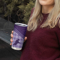 Aloha Hawaii Cowboys Paniolo Tumbler Cup Violet Palaka - Polynesian Pride