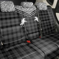 Aloha Hawaii Cowboys Paniolo Back Car Seat Cover Black Palaka - Polynesian Pride