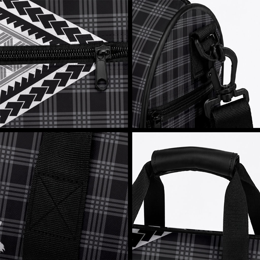 Aloha Hawaii Cowboys Paniolo Duffle Bag Black Palaka